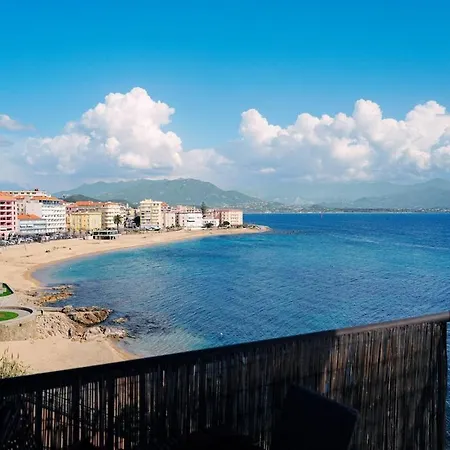 Balcon Sur La Climatise Deux Plages Commerces Et Parking Gratuit Au Pied De L Immeuble * Ajaccio (Corsica)
